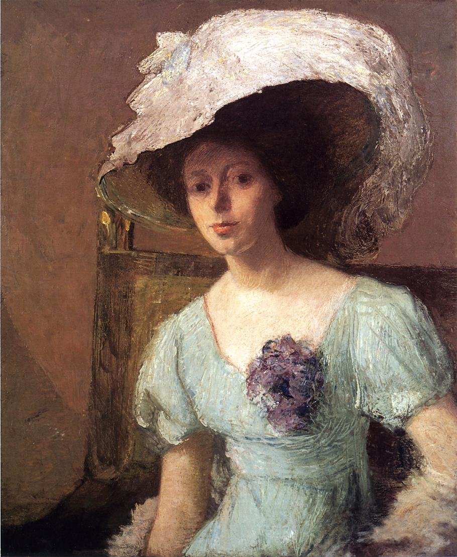 O vestido azul de J. Alden Weir