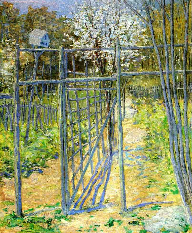 O treliça cinza de J. Alden Weir