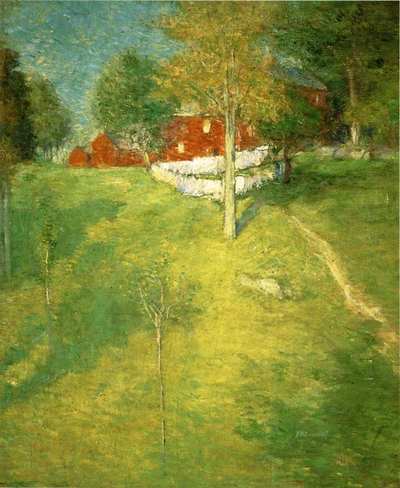 A Lavanderia, Branchvillen de J. Alden Weir