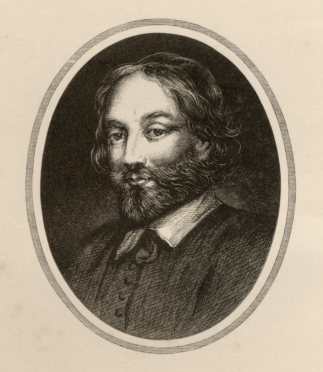 Sir Thomas Browne, ilustração de &39;Varia: Readings From Rare Books&39; por J.Hain Friswell publicou 1866 de J. Cooper