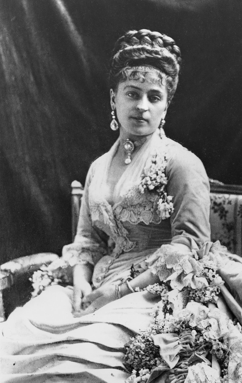 Retrato de Blanche Adeline Pierson de J. E. Tourtin