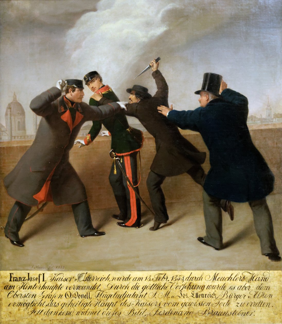 Assassinato do Imperador Franz Joseph de J. J. Reiner