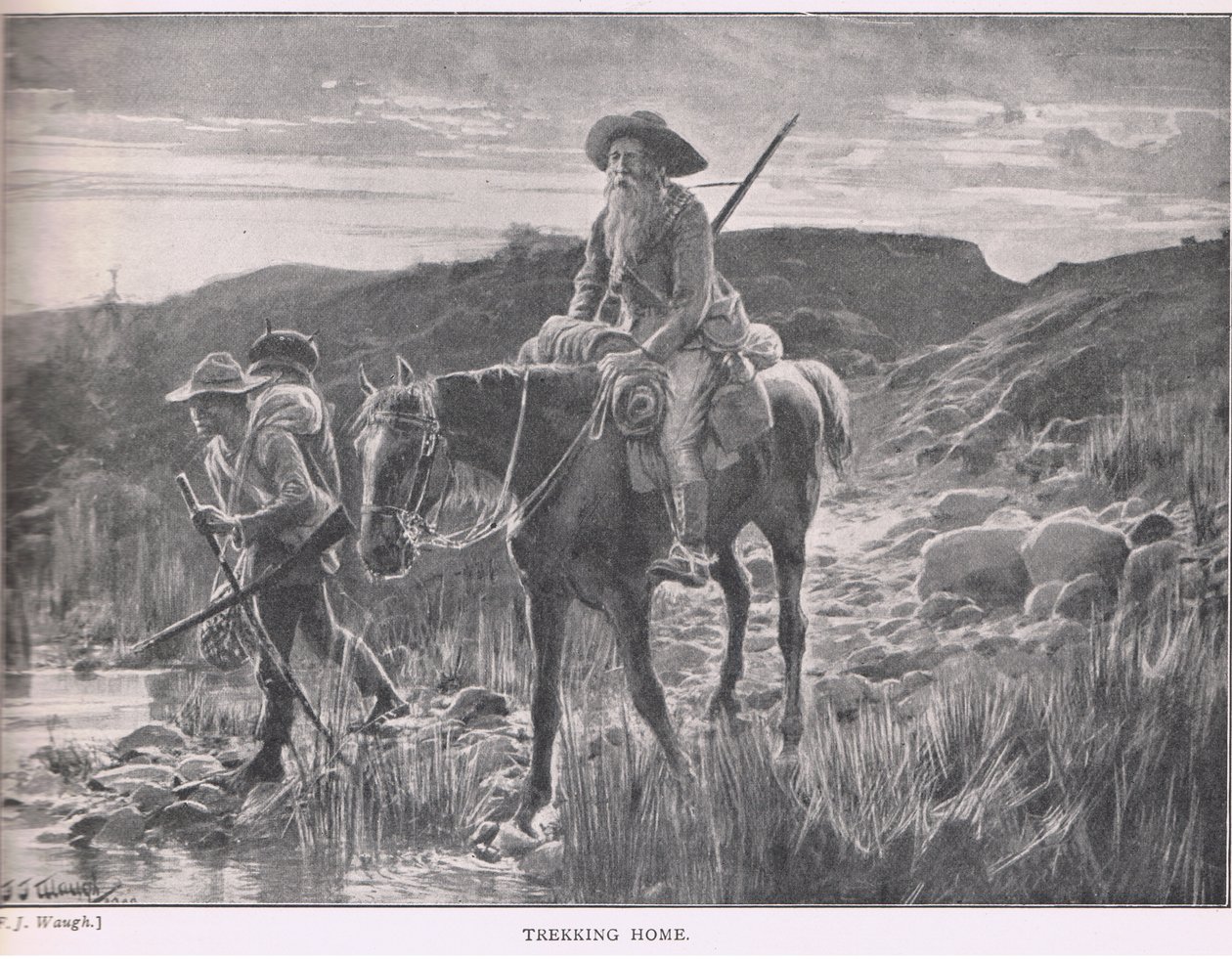 Trekking para casa de J. J. Waugh