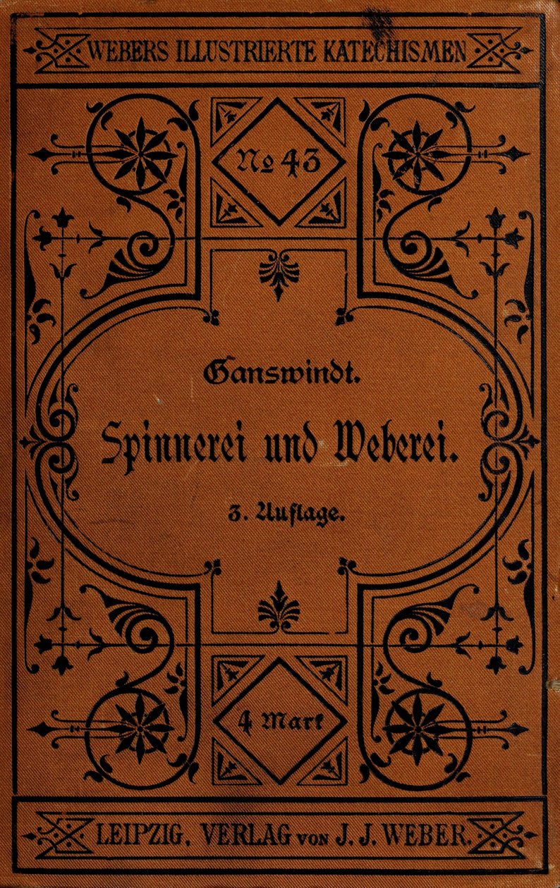Capa do nº 43 da série de catecismos ilustrados de Weber de J. J. Weber