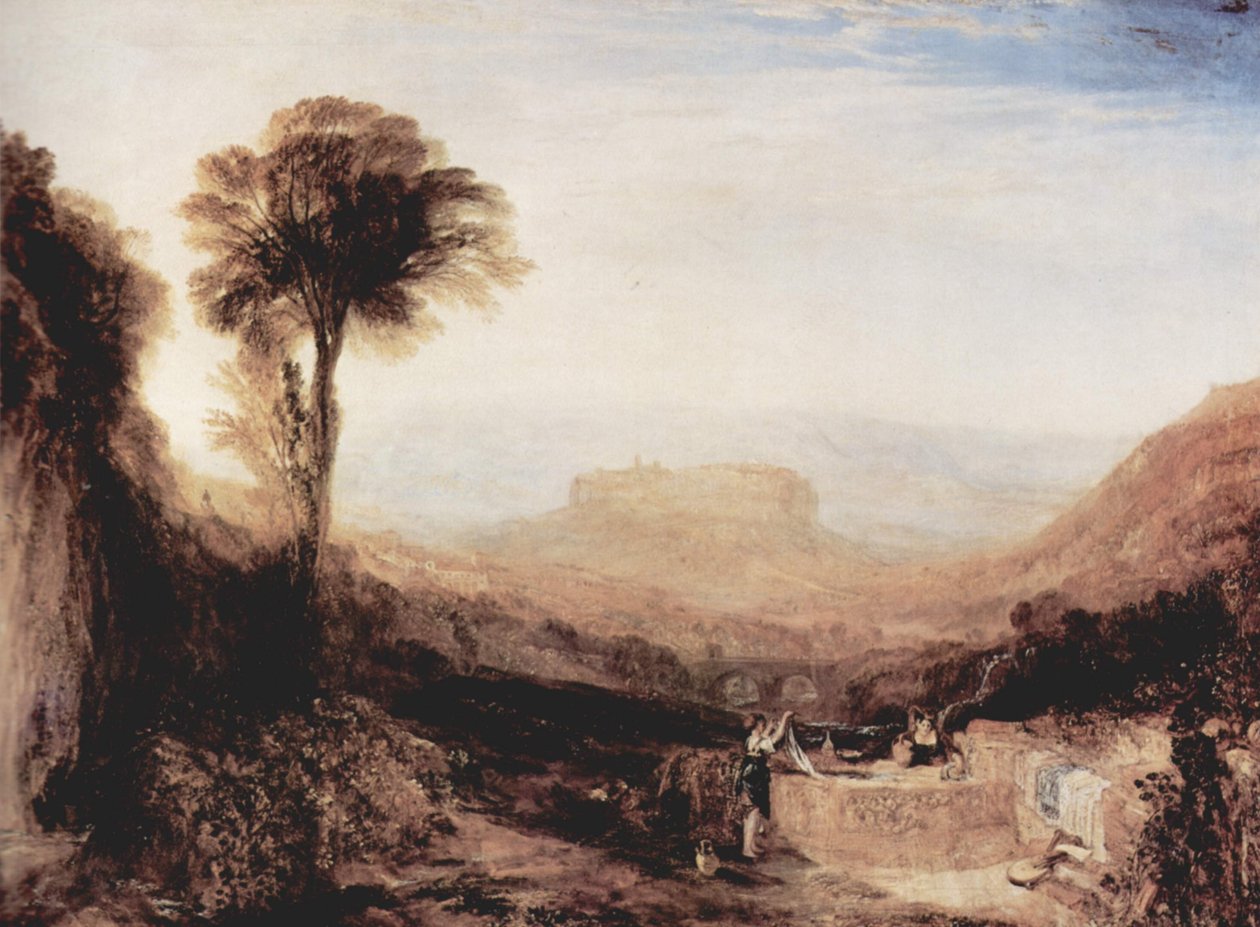 Vista, de, orvieto de Joseph Mallord William Turner