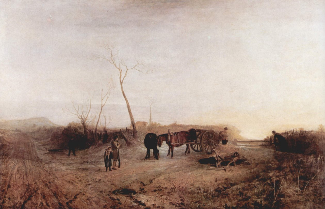 Manhã gelada de Joseph Mallord William Turner