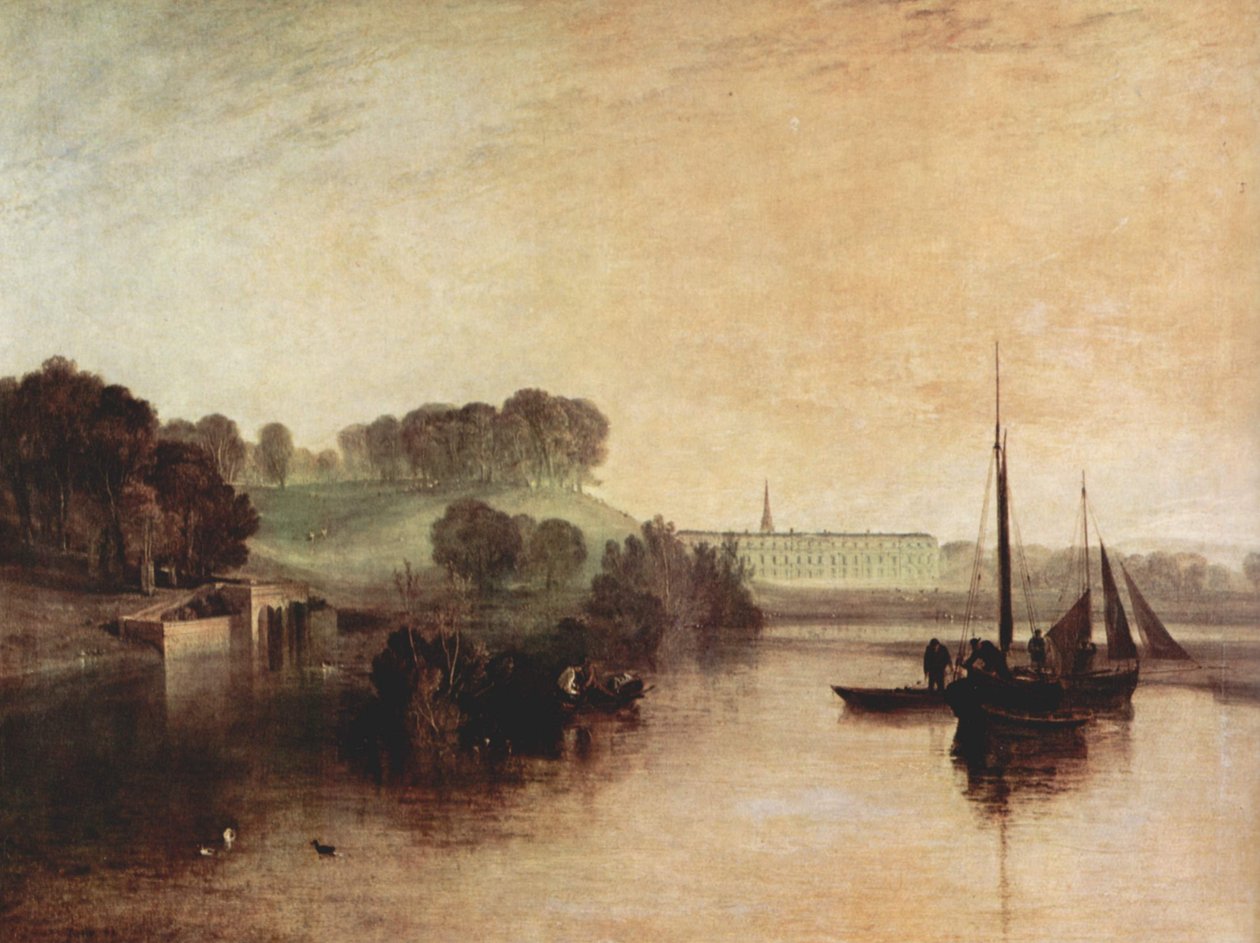 Pethworth Sussex, casa do conde de Egremont, manhã de orvalho de Joseph Mallord William Turner
