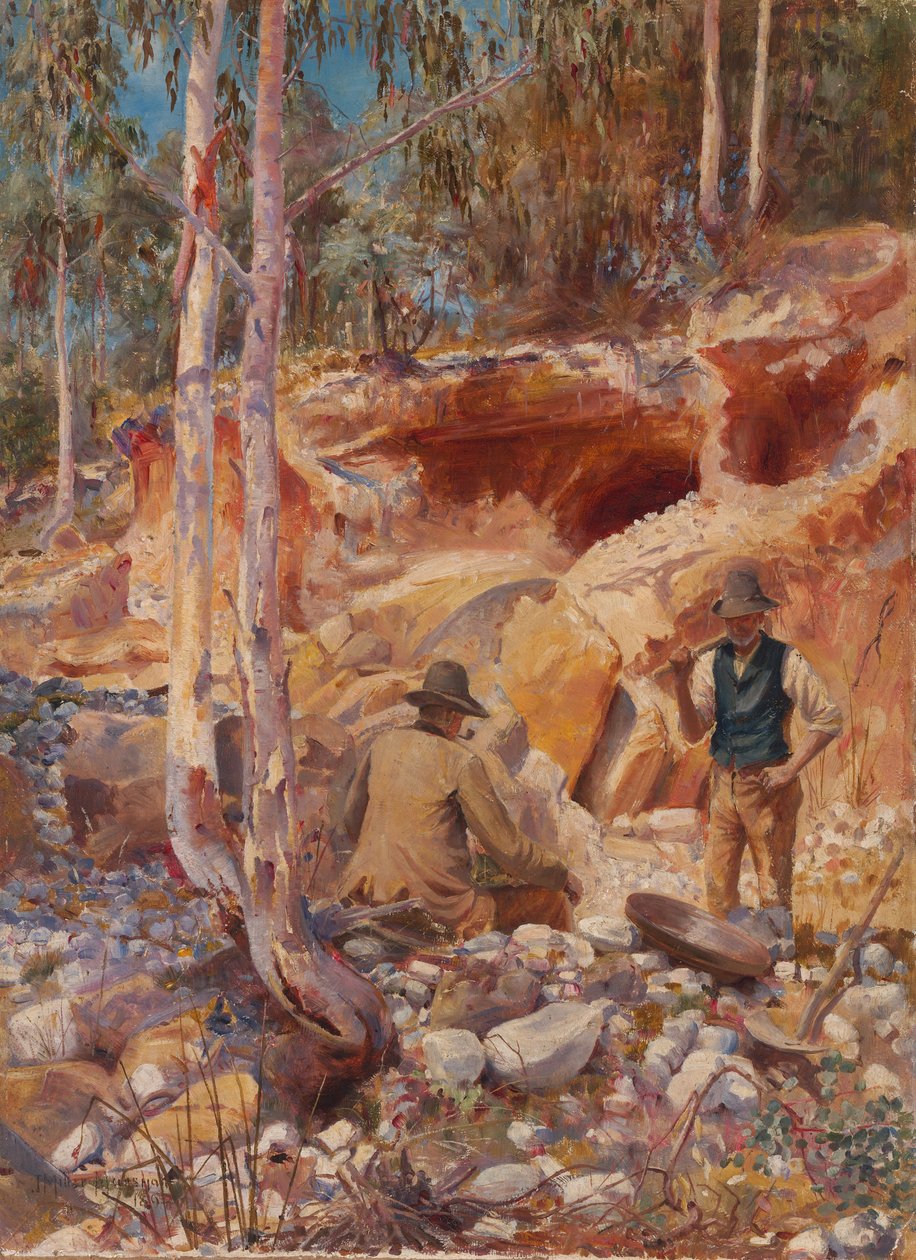 Fossicking para o ouro de J. Miller Marshall