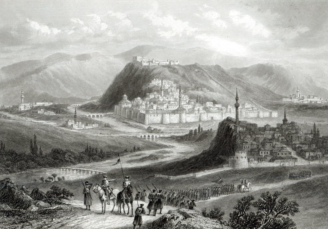 Kars, gravado por J. Godfrey, c.1860 de John Ramage