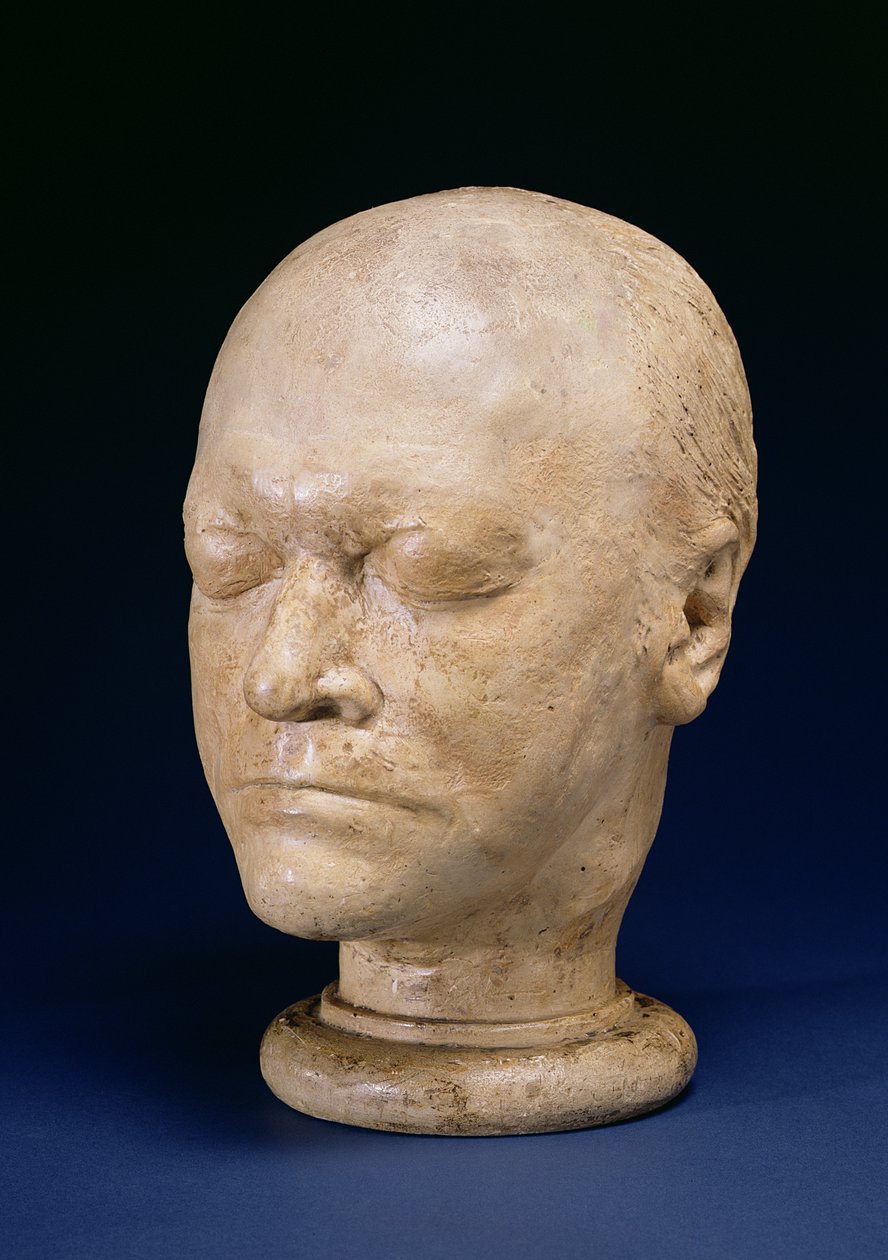 William Blake (1757-1827) Life Mask, 1823 (gesso) de J. S Deville