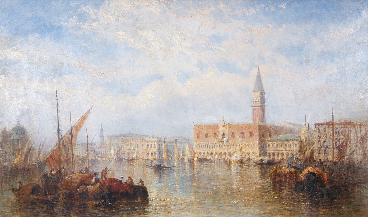 Vista, de, a, palazzo ducale, veneza de J. Vivian