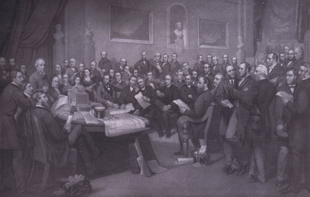 O primeiro conselho escolar em Londres, Bibbys Annual, 1916-1917 de W. after Walton