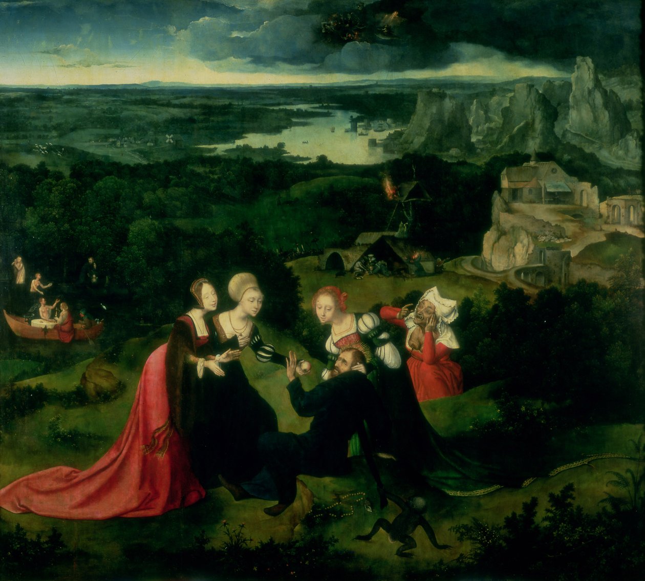 A tentação de Santo Antônio de J. and Massys Q. Patenier