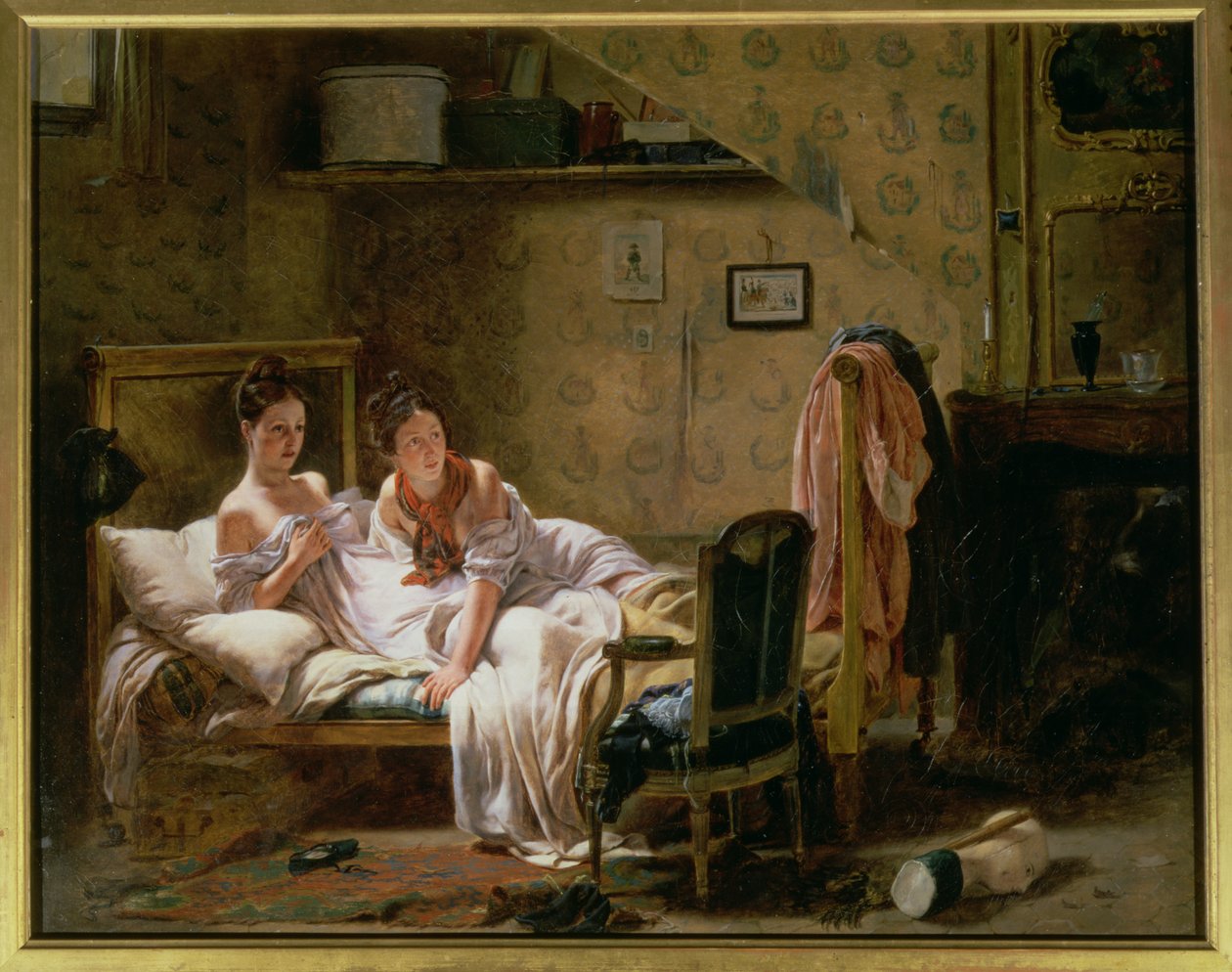 Duas mulheres, cama de J.A. Rohne