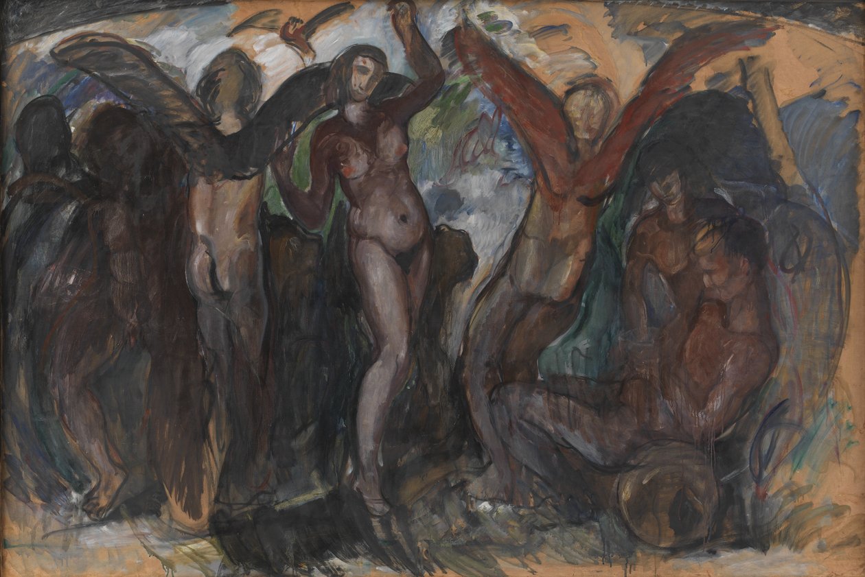 Composição de Figura com Bacantes de J.A. Jerichau