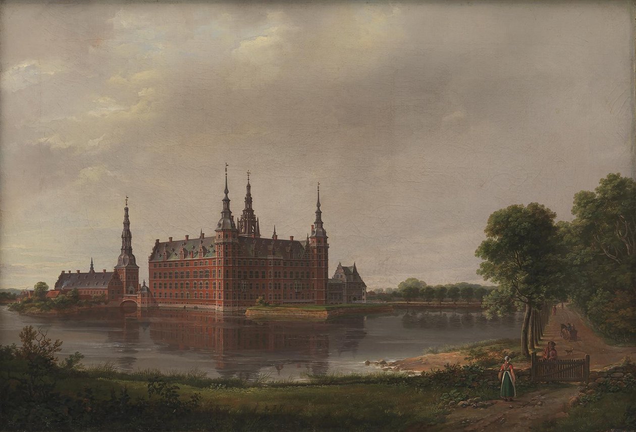 Castelo de Frederiksborg de Johan Christian Dahl