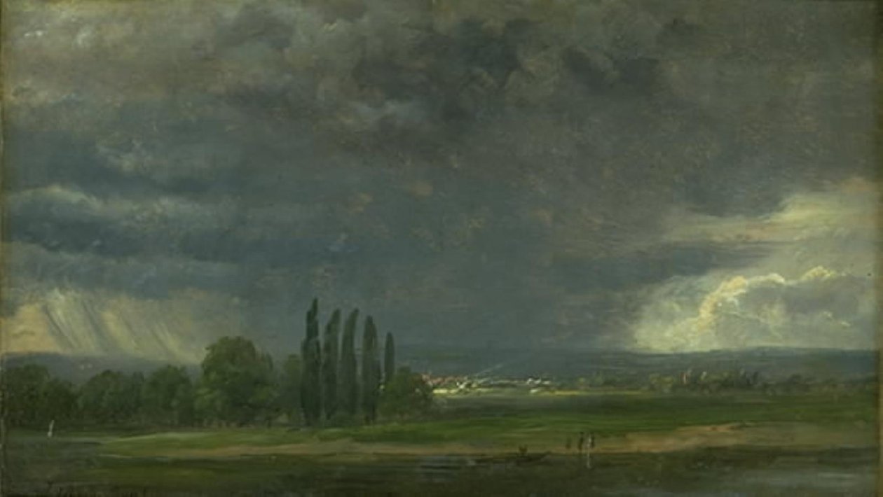 O Vale do Elba perto de Dresden de Johan Christian Dahl