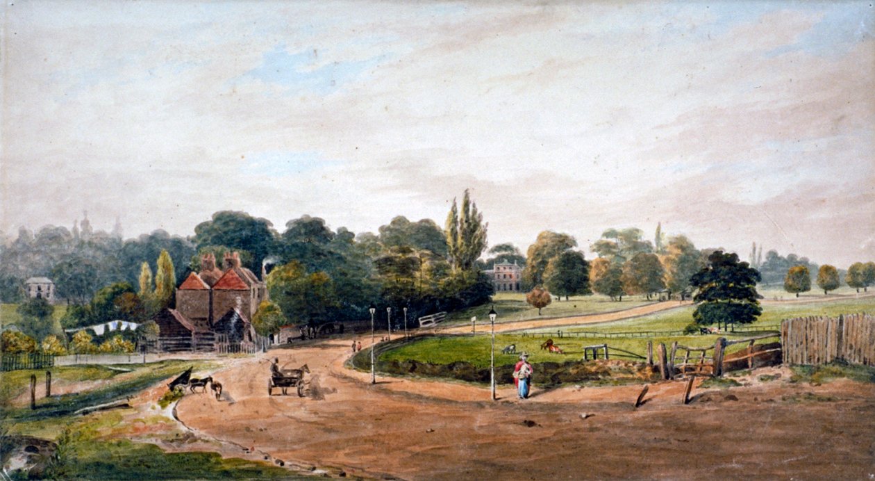 Lordship Lane, Camberwell, Londres, c1860 de JC Mandy