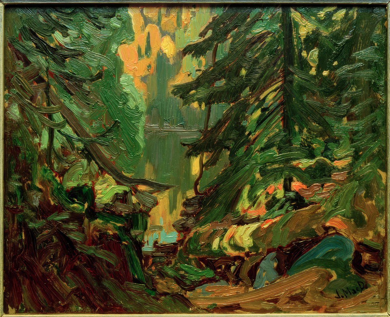 Perto de Montreal Lake, Algoma de J.E.H. MacDonald