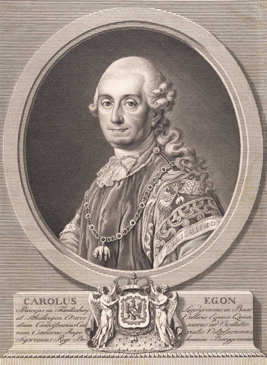 Carl Egon, Príncipe de Fürstenberg de J.F. Clemens