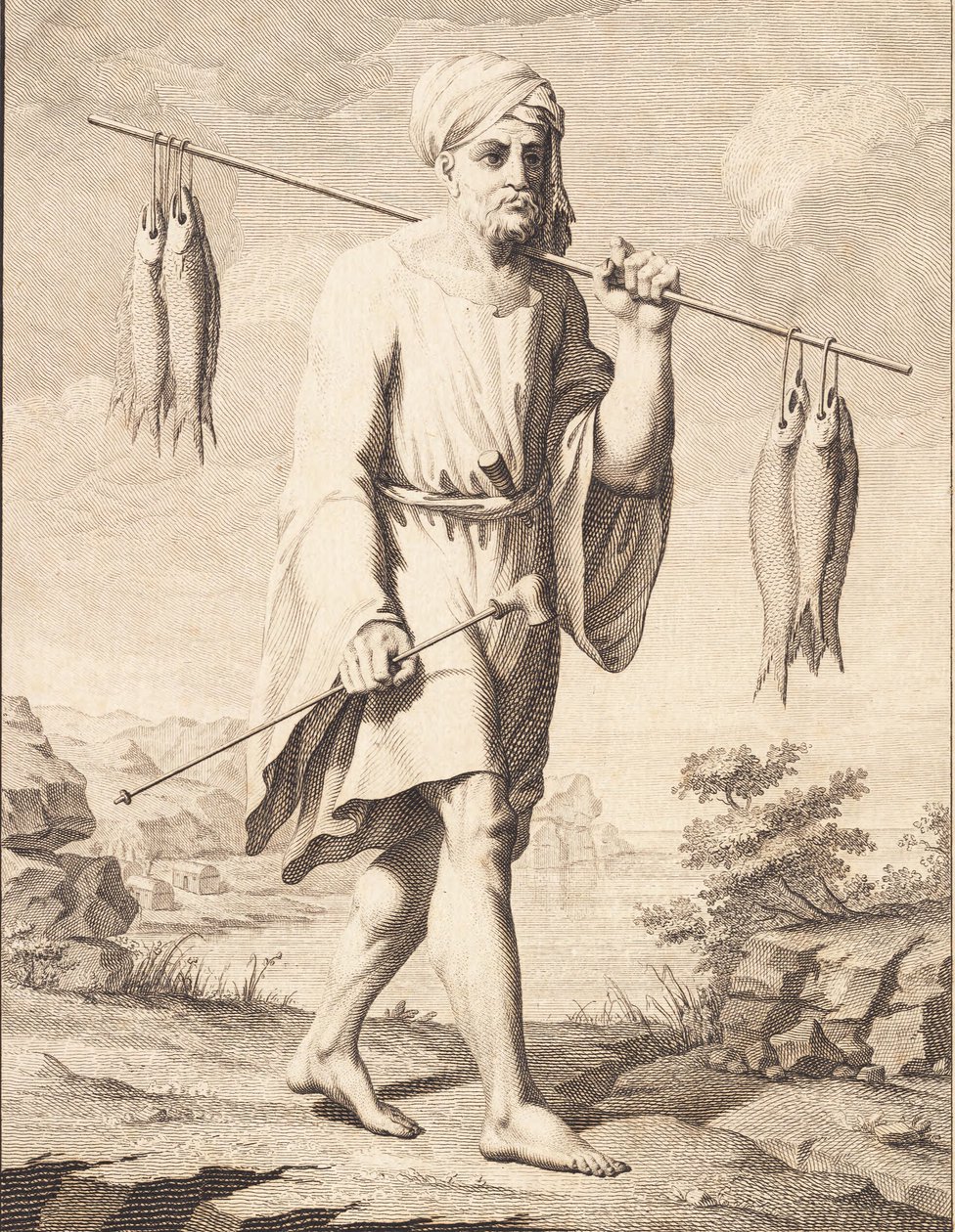 Um pescador árabe de J.F. Clemens