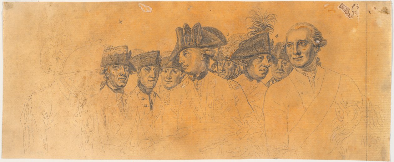 Preparação para a picada: Frederik, o Grande, volta para casa depois de uma revista em Potsdam de J.F. Clemens
