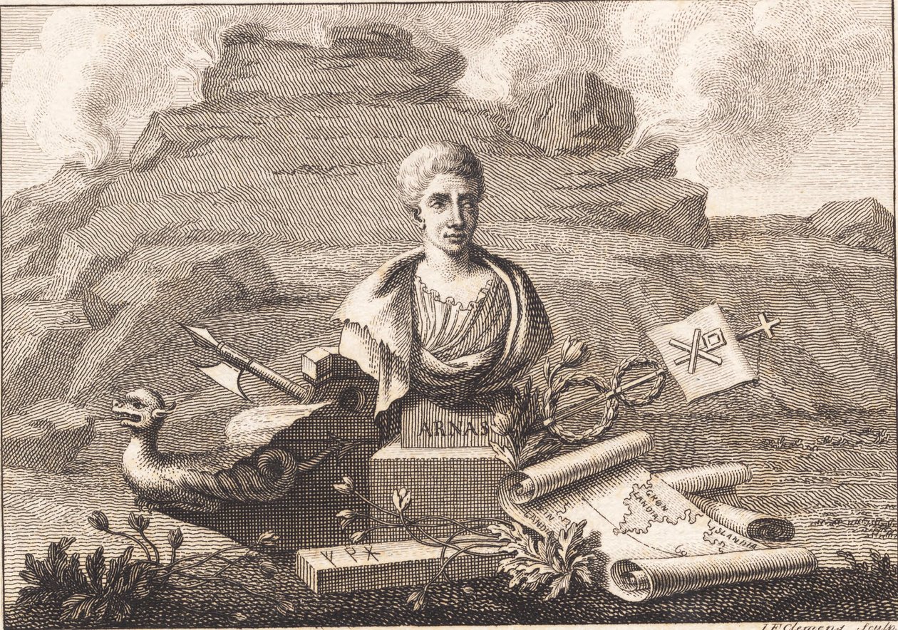 Colecionador de manuscritos Arni Magnusson de J.F. Clemens