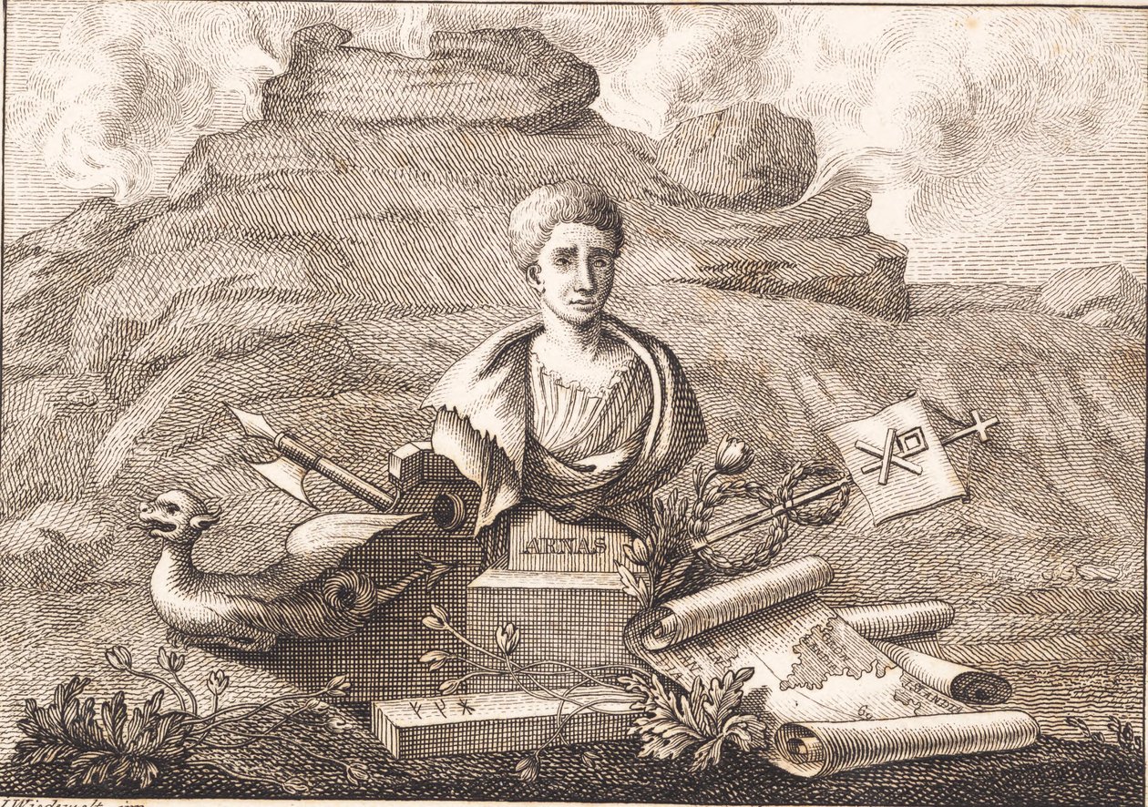 Colecionador de manuscritos Arni Magnusson de J.F. Clemens