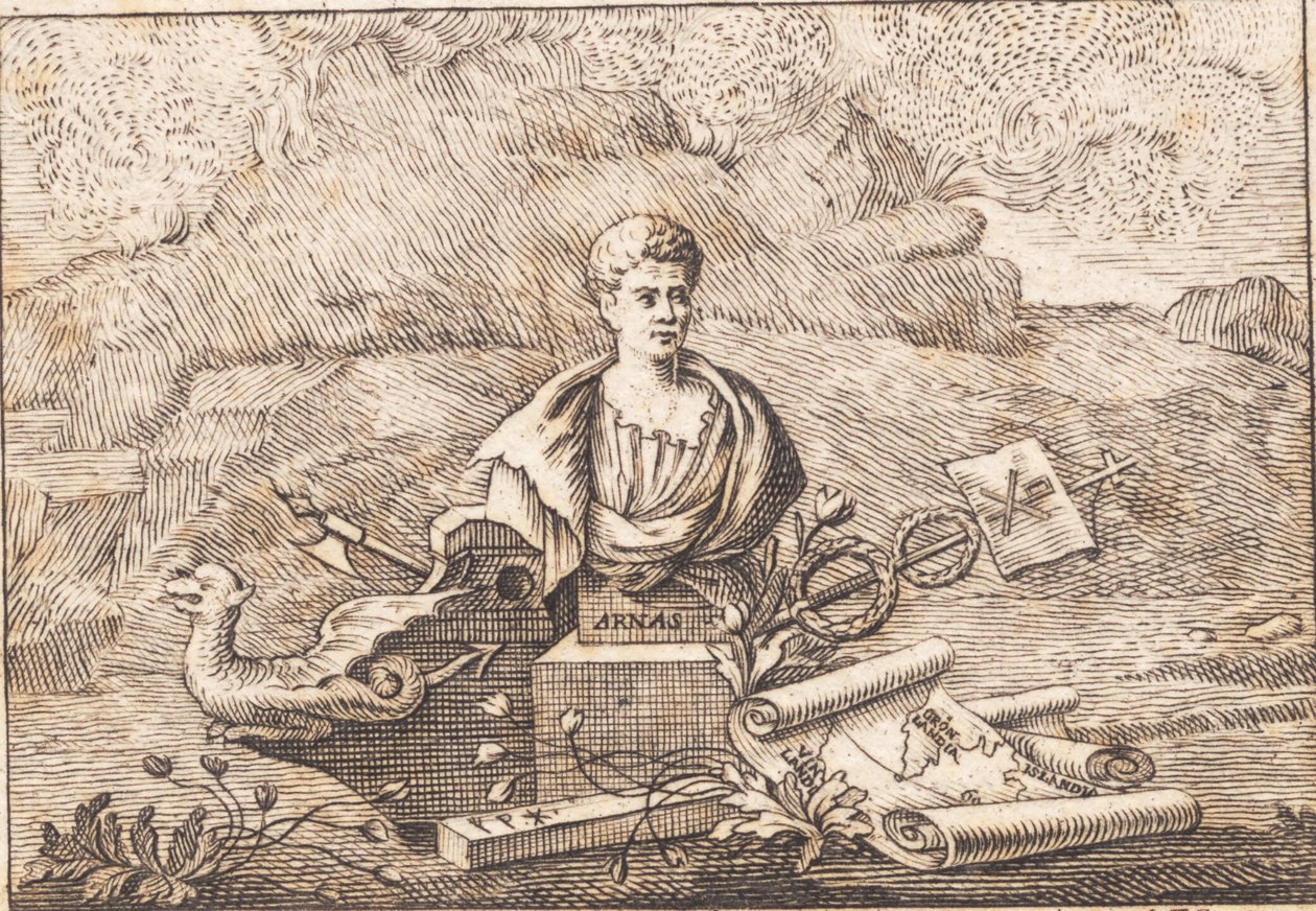 Colecionador de manuscritos Arni Magnusson de J.F. Clemens