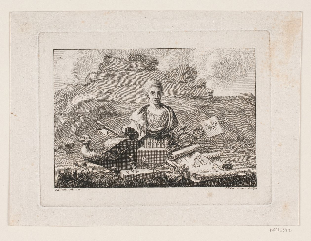 Colecionador de manuscritos Arni Magnusson de J.F. Clemens