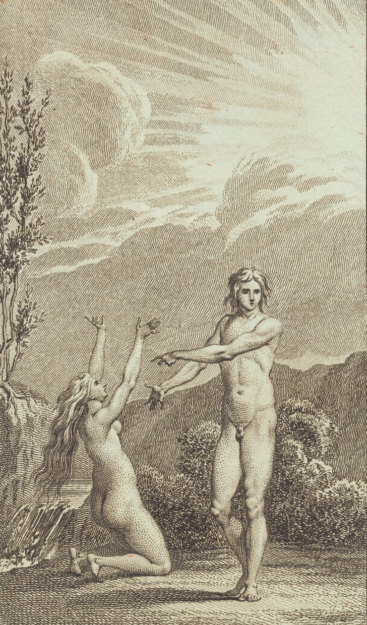 Ilustração para "Adão e Eva" de Ewald. II de J.F. Clemens