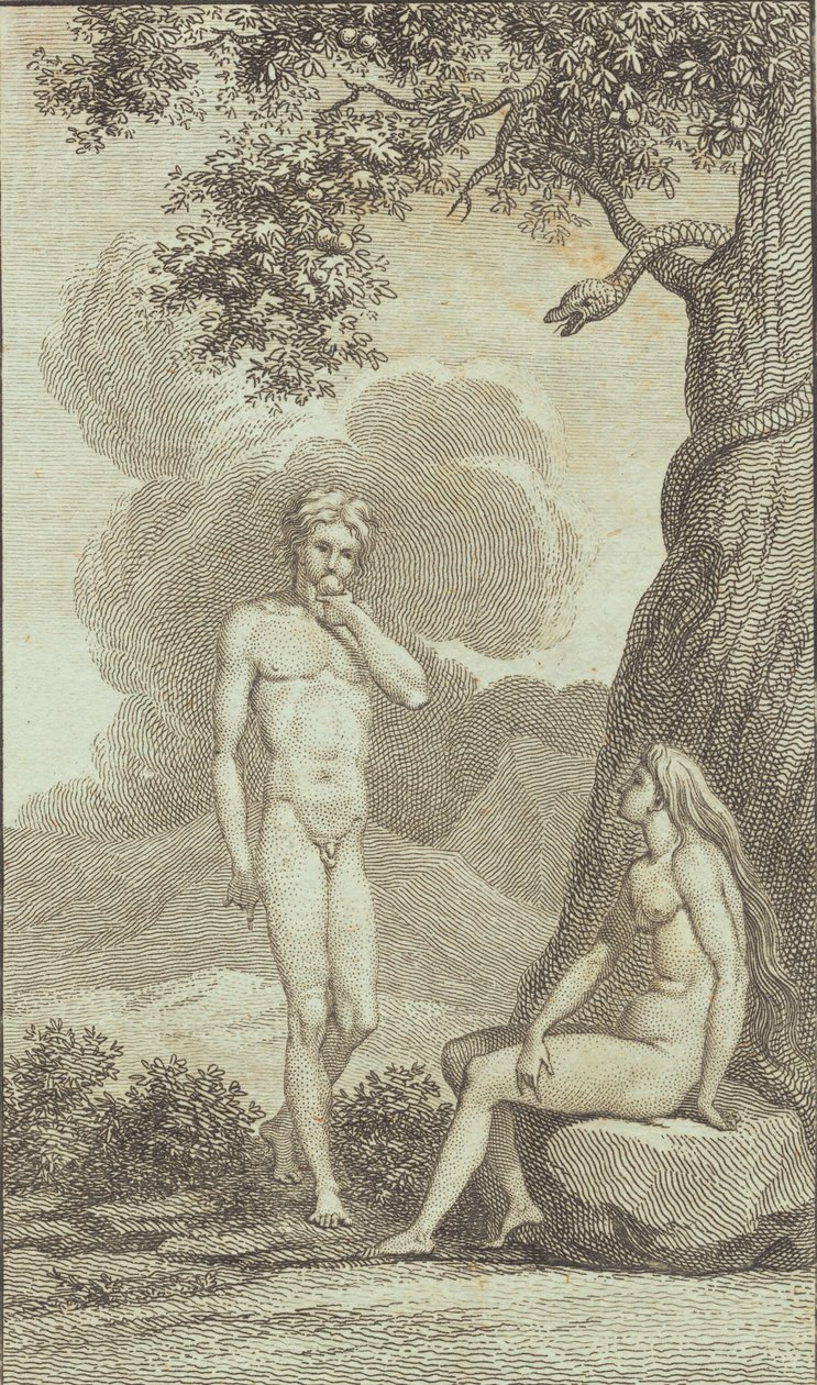 Ilustração para "Adão e Eva" de Ewald. 4 de J.F. Clemens