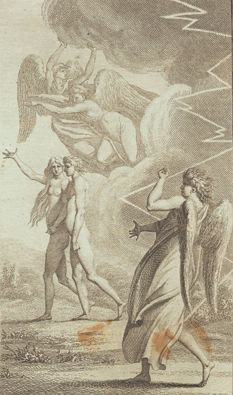 Ilustração para "Adão e Eva" de Ewald. V de J.F. Clemens