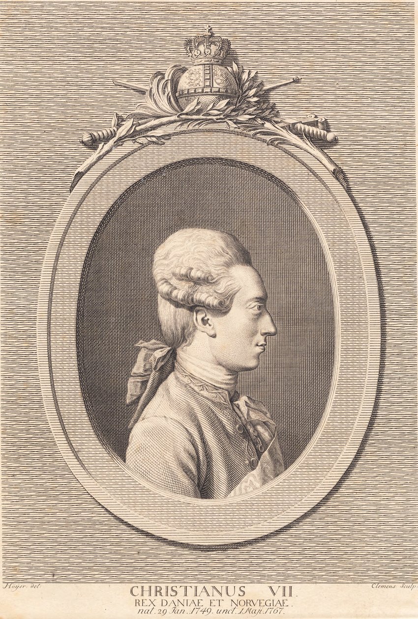 Kong Christian VII de J.F. Clemens