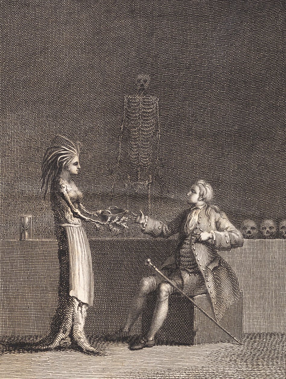 Niels Klim na câmara de anatomia de J.F. Clemens