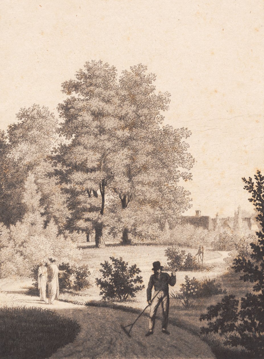 jardim de Nordfeldt de J.F. Clemens