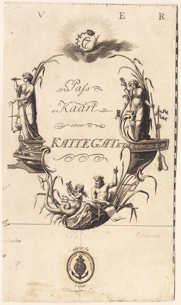 "Passe o mapa sobre o Kattegatet" de J.F. Clemens