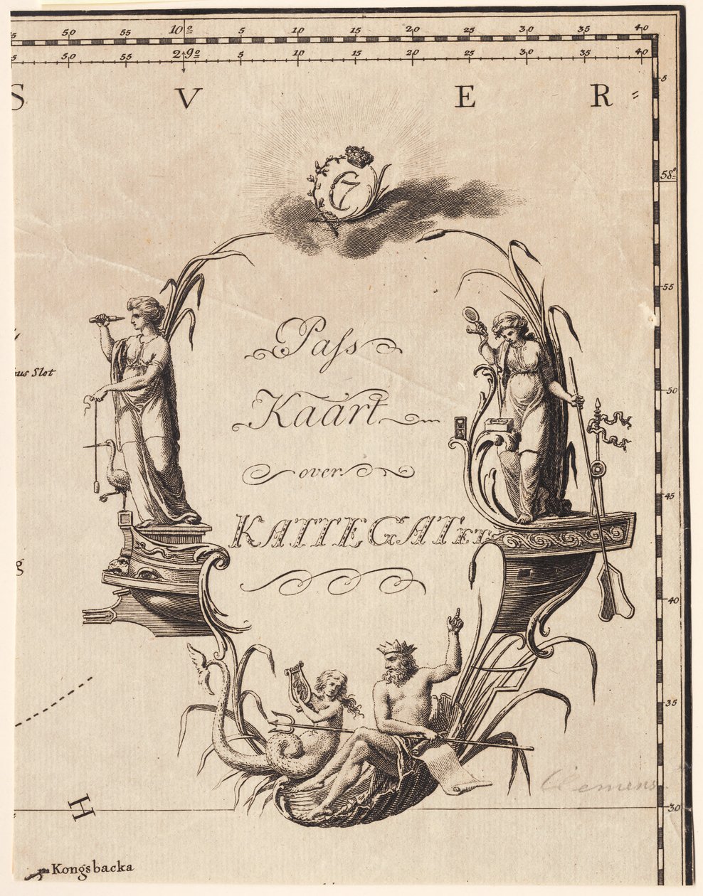 "Passe o mapa sobre o Kattegatet" de J.F. Clemens