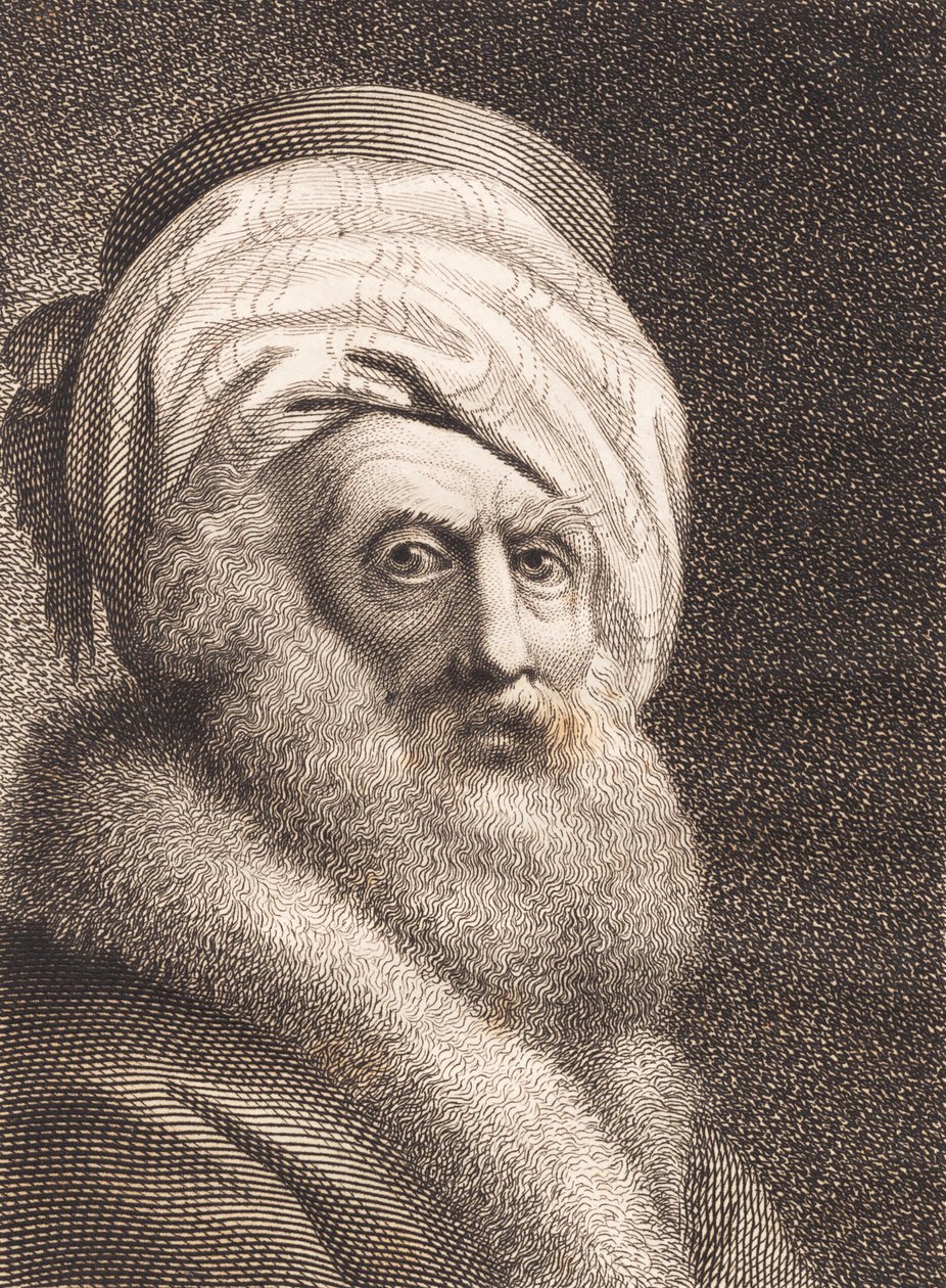 Retrato de um homem velho. Nathan der Weise de J.F. Clemens