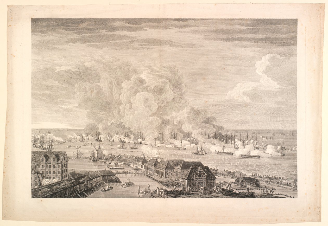 Batalha do Ninho, 2 de Abril de 1801 de J.F. Clemens