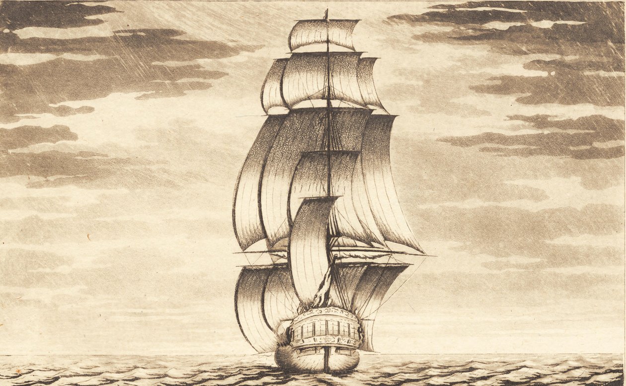 Suite de navios. Fragata de J.F. Clemens