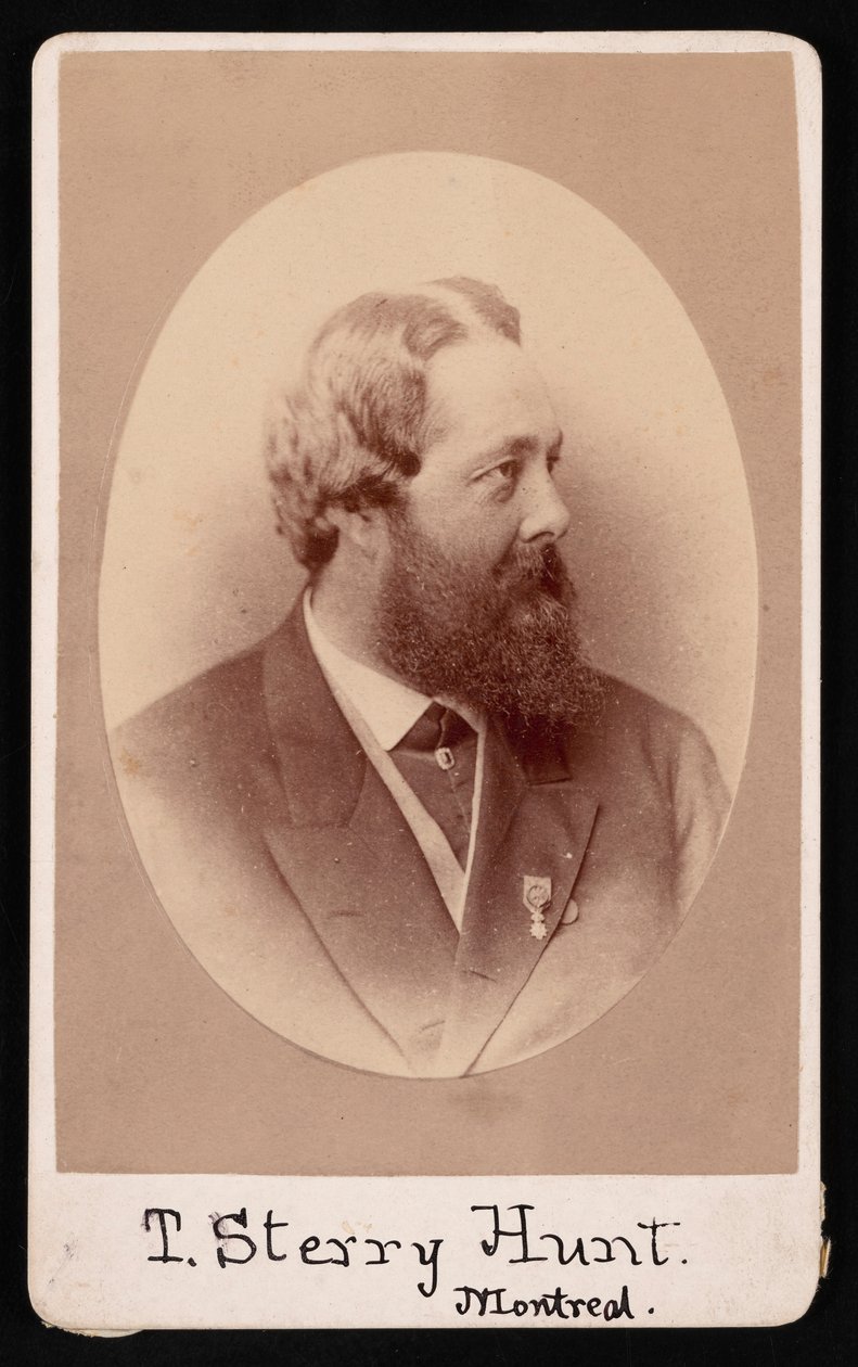 Retrato de Thomas Sterry Hunt 1826-1892, antes de 1892. de JG Parks