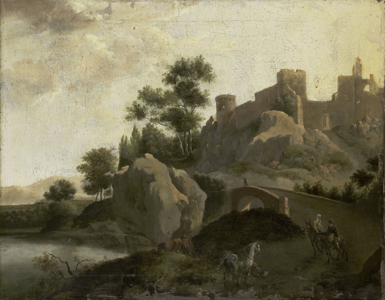 Paisagem italiana de J.G. Schieblius