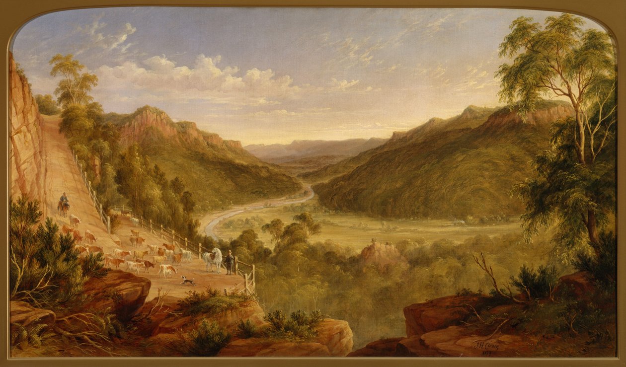 Vale Burragorang, perto de Picton de J.H. Carse
