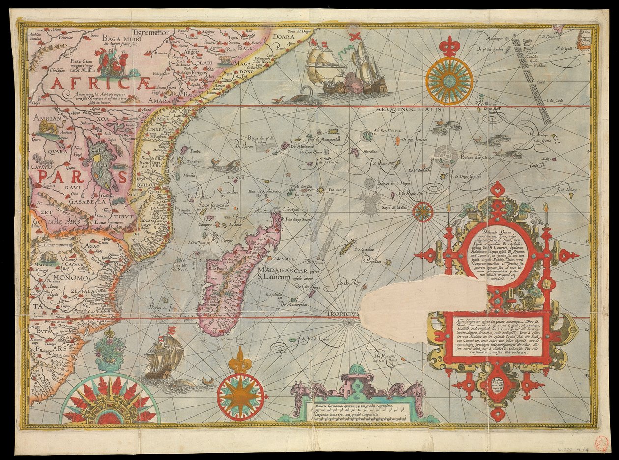 Da África Oriental à ponta do Ceilão de J.H. van Linschoten