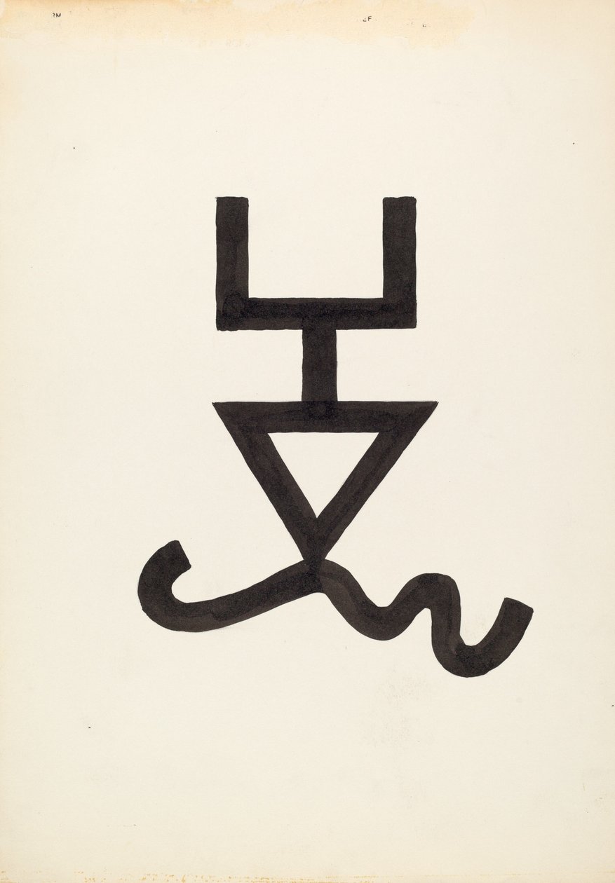 Marca de gado, c. 1936. de J.Henry Marley