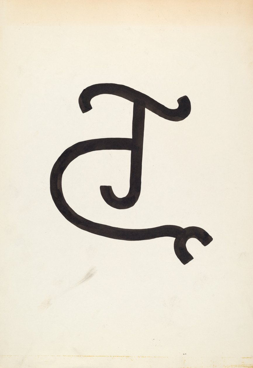 Marca de gado, c. 1936. de J.Henry Marley