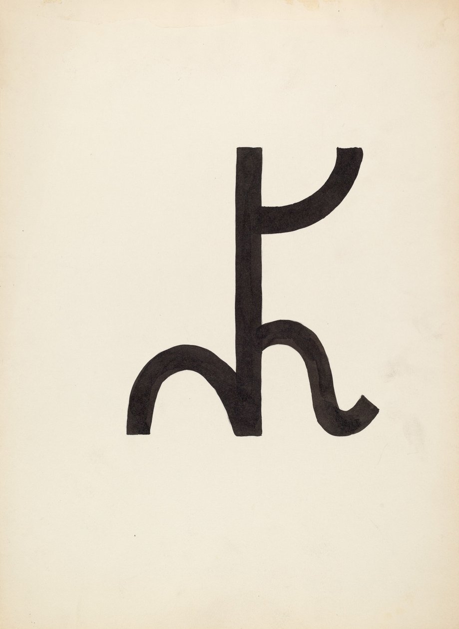 Marca de gado, c. 1936. de J.Henry Marley