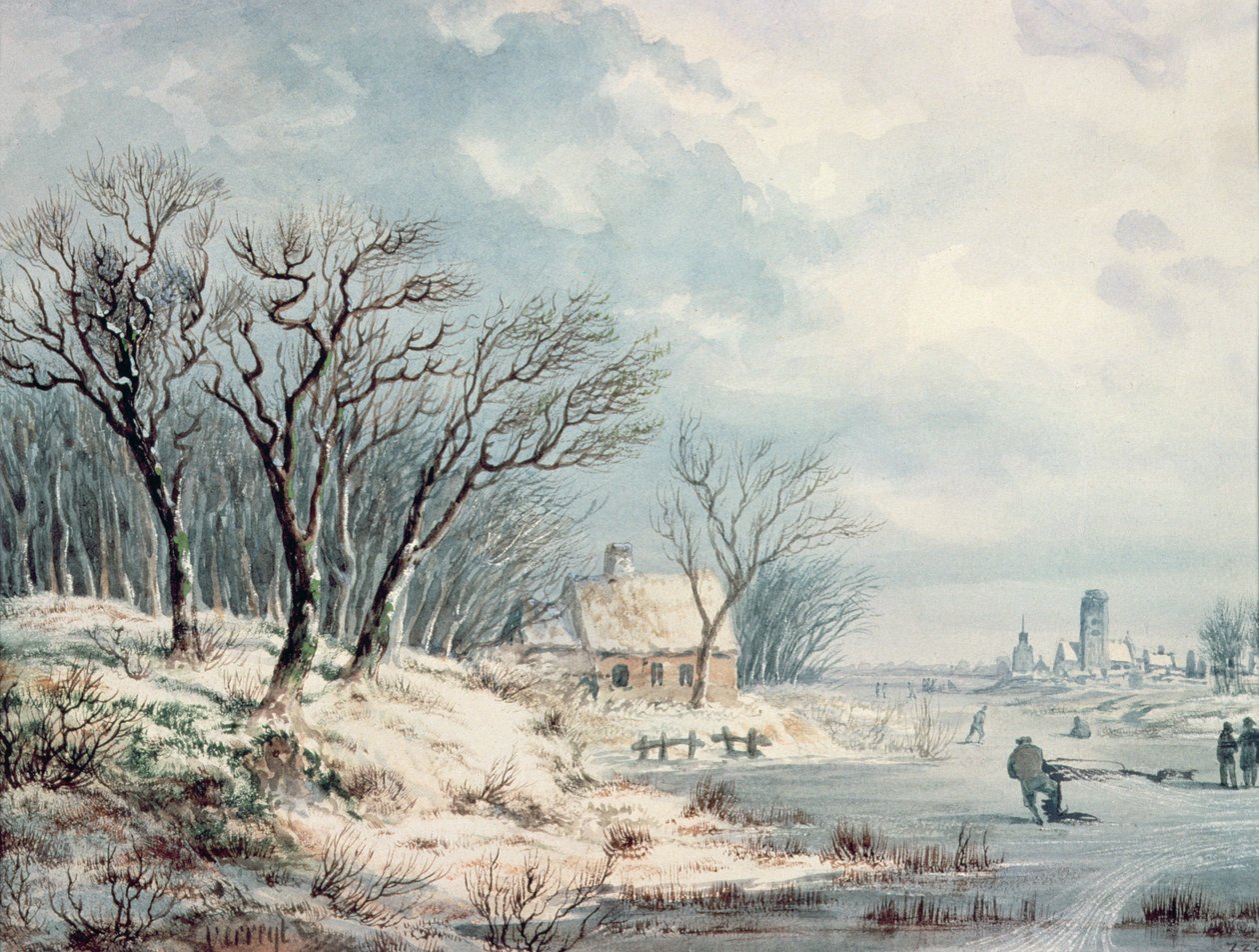 Paisagem: inverno de J.J. Verreyt