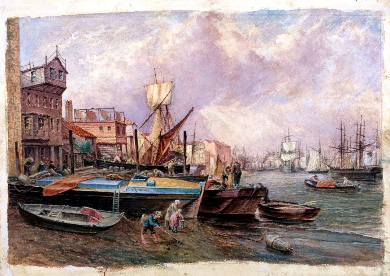 Horsleydown, Bermondsey, Londres, c1850 de JJ Crew